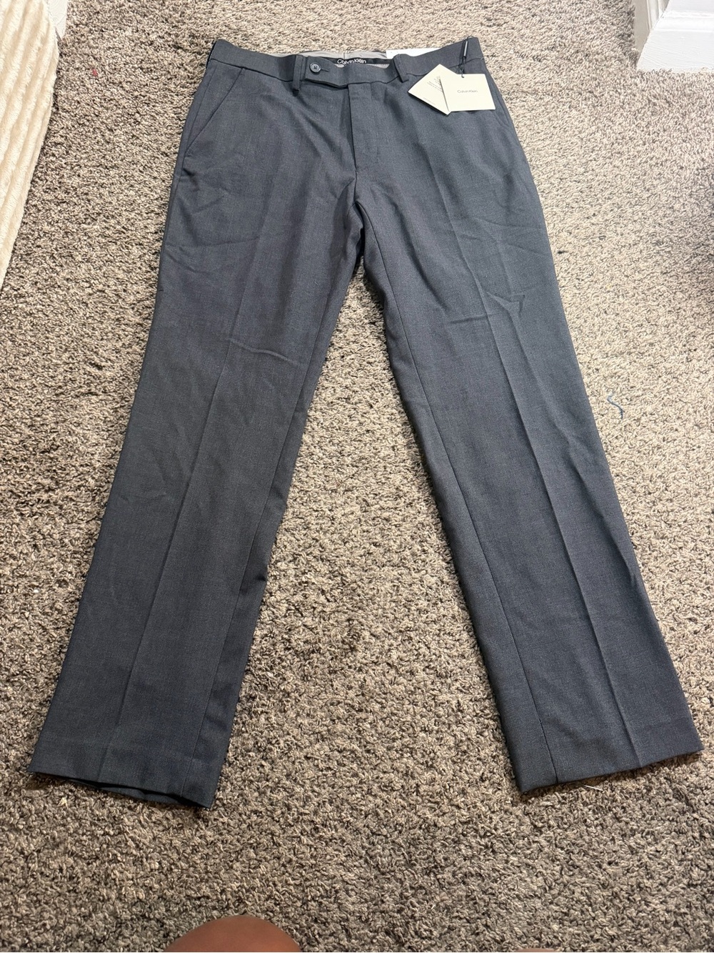 Calvin Klein Charcoal Dress Pants